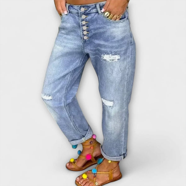 Frohgund - Lässige Boyfriend-Jeans