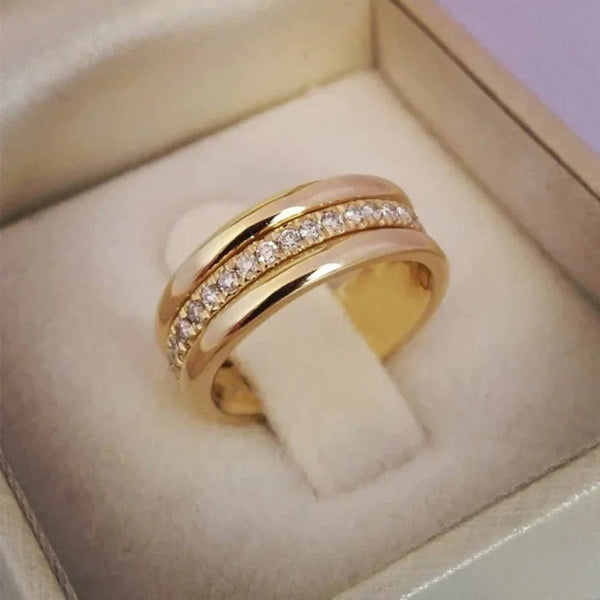 Eleganter Doppelring
