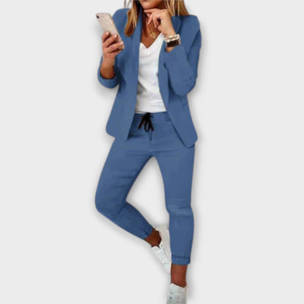 Sophia - Lila elegantes Blazer-Set